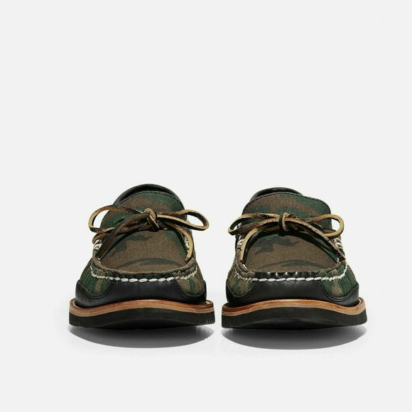 Cole Haan Men's Pinch Rugged Camp Camo Moccasins Loafers Size 8.5 - Picture 6 of 12